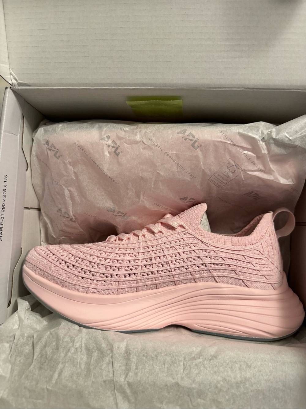 APL Women's Pink Knit Sneaker